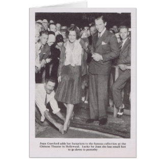 Cartão Foto da revista Joan Crawford Chinese Theater 1930