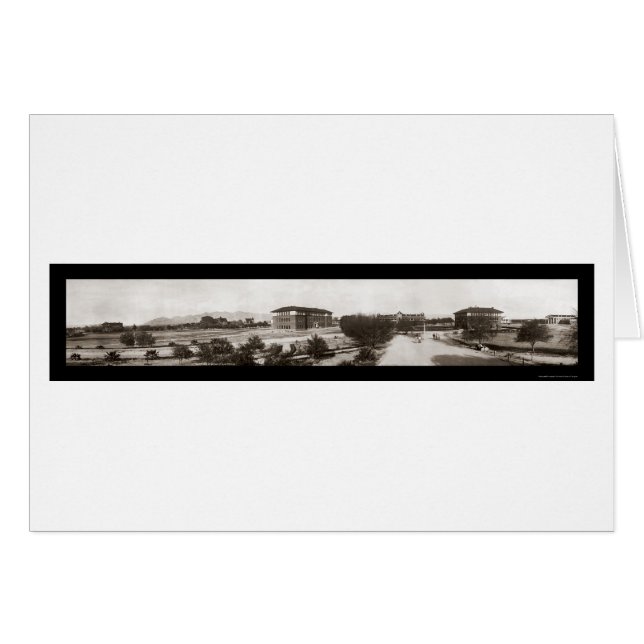 Cartão Foto da Universidade de Arizonas 1909 (Frente Horizontal)