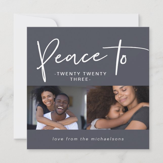 Cartão Foto de 223 anos de paz (Frente)