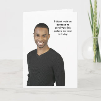 Cartão Foto de aniversário