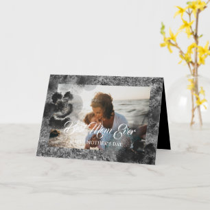 Cartão Foto de Dia de as mães Personalizada Melhor Mãe