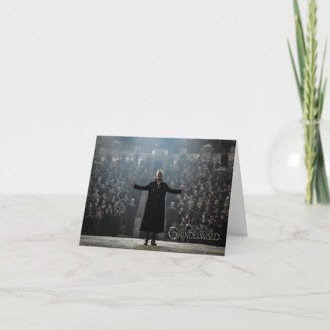 Cartão Foto de Fala GELLERT GRINDELWALD™ (Frente)