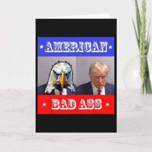 Cartão Foto de ficha criminal de Trump