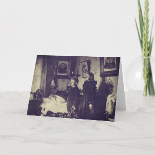 Cartão Foto de Morte da Era Vitoriana