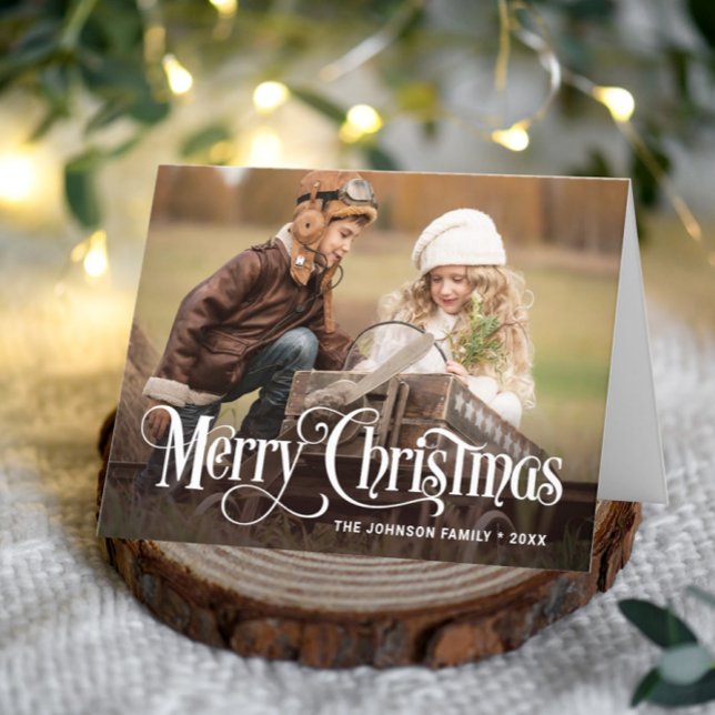 Cartão Foto de Natal Moderno 2 (Criador carregado)