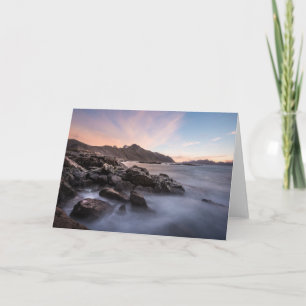 Cartão Foto de Paisagem da Noruega