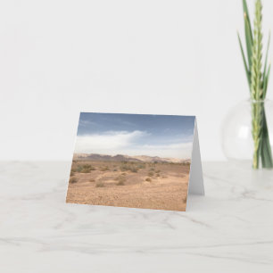 Cartão Foto do deserto