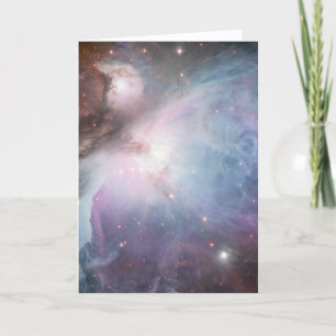 Cartão Foto do espaço pastel da nebulosa de Órion Messier