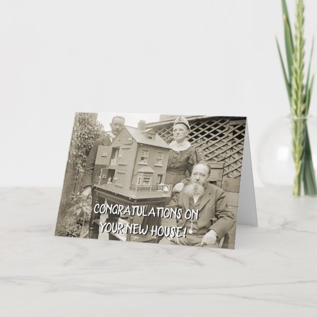 CARTÃO FOTO DO HUGE DOLLHOUSE 1890 DIVERTIDA PESSOAS DEAD (Frente)