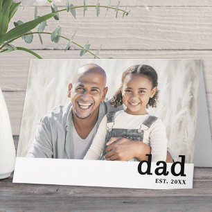 Cartão Foto do Papai Dia dos Pais Simples