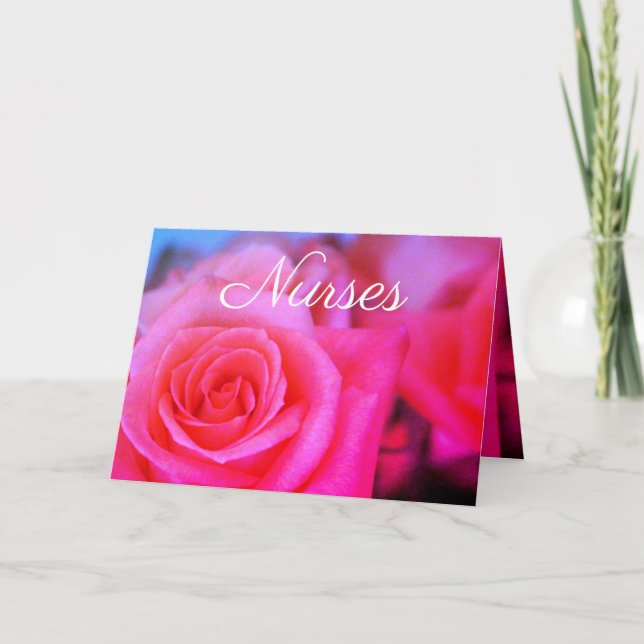 Cartão Foto do Rosa do Jardim Rosa (Frente)