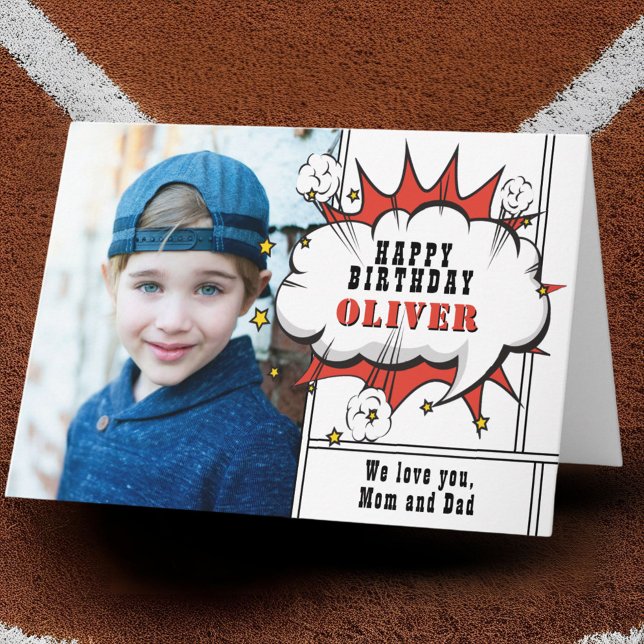 Cartão Foto do Super Herói Choco de Discurso Foto do Bble (Criador carregado)