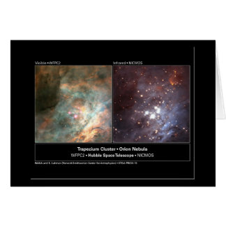 Cartão Foto do Telescópio Trapezium Cluster Hubble
