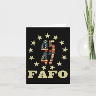 Cartão Foto Fafo Trump Engraçada