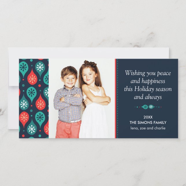 Cartão Foto Fesesescandinava de Férias Folclóricas (Frente)