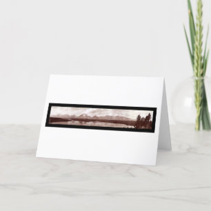 Cartão Foto grande 1902 da escala de Teton WY