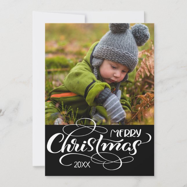 CARTÃO FOTO HOLIDAY | Feliz Natal (Frente)