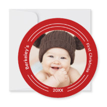 Foto minimalista - Primeiro Natal