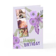 Foto: "Parabéns" Violet Purple