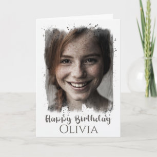 Cartão Foto Personalizada, Aniversário