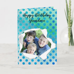 Cartão Foto personalizada da forma de flor Coloração de