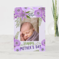 Foto personalizada "Dia de as mães" Lavanda violet