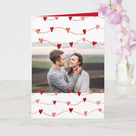 Cartão Foto Personalizada Feliz Dia dos Namorados Coração