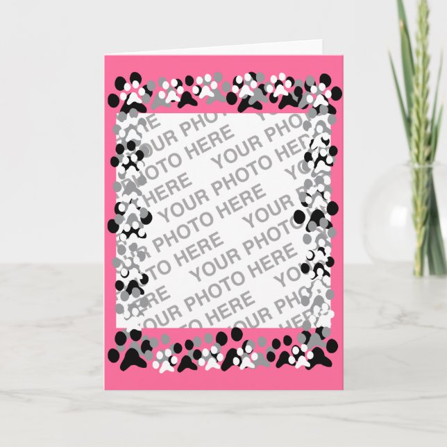 Cartão Foto personalizada Pet (Frente)