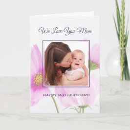Cartão Foto Personalizada Que Te Ama Dia de as mães Mãe