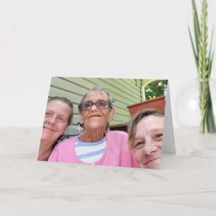 Cartão Foto Personalizada Só Dizendo Oi
