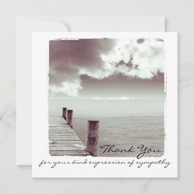 Cartão Foto Plano de Agradecimento por Simpatia (Frente)