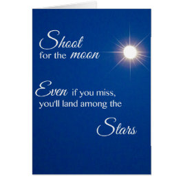 Cartão Fotografar para a Lua