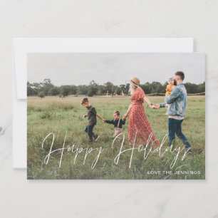 Cartão Fotografia 2 do Script Moderno de Feriados