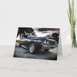 Cartão Fotografia Chevelle 1969