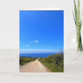Cartão Fotografia da Grécia Dirt Road Zakynthos