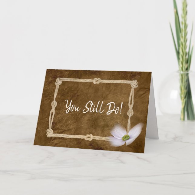 Cartão Fotografia De Corda No Couro (Frente)