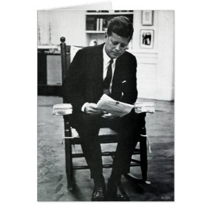 Cartão Fotografia de John F. Kennedy 2