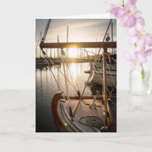 Fotografia de veleiro náutico e pôr do sol