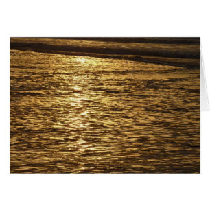 Cartão Fotografia do Oceano das Ondas Sunitas da Califór