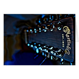 Cartão Fotografia HDR do Violão