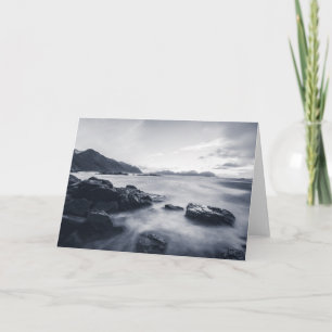 Cartão Fotografia monocromática de escape