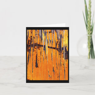 Cartão Fotografia Orgânica abstrato Laranja Casca