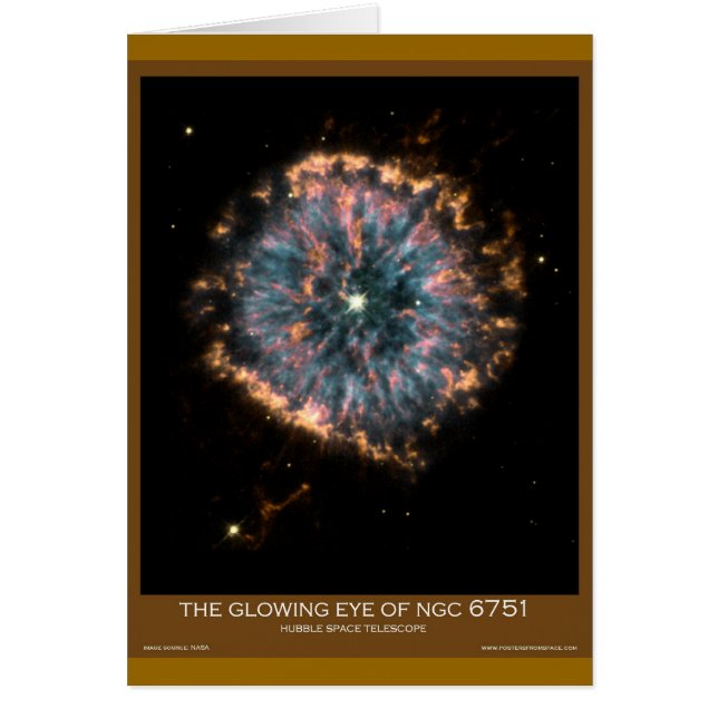 Cartão Fotografias surpreendentes do telescópio espacial (Frente)