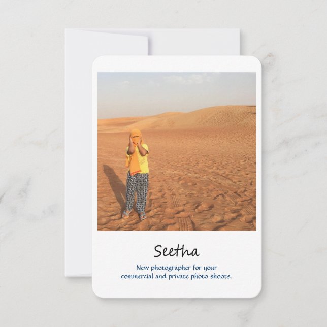 cartão fotográfico (Frente)