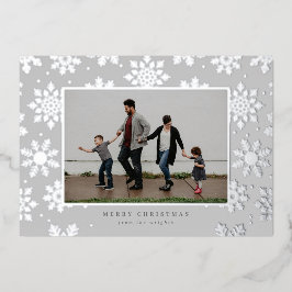 Cartão fotográfico prensado com folha de alumínio 