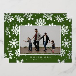 Cartão fotográfico prensado com relevo dourado