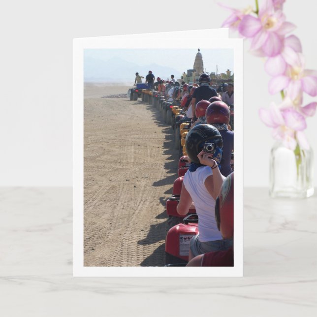 Cartão Fotógrafo em Quadriciclo (Orquídea)