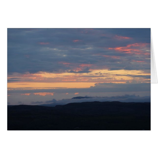 Cartão Fotokarte meia-noite a das Barentsee (Frente horizontal)