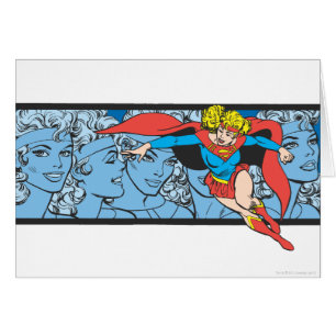 Cartão Fotos da Supergirl Head
