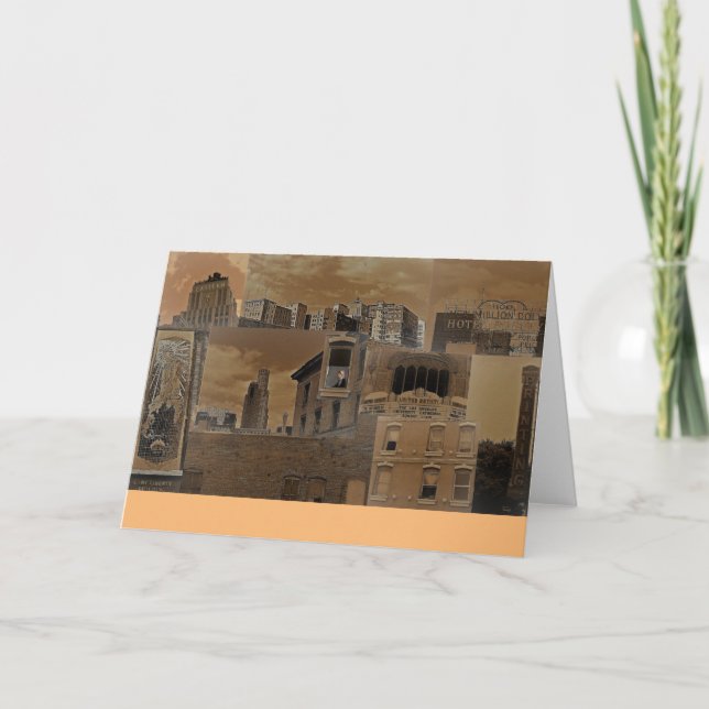 Cartão 'Fotos do centro Los Angeles' (Frente)